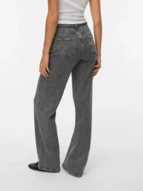 Vmtessa Jeans mit hoher Leibhöhe und weitem Bein