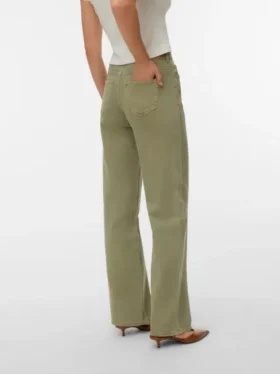 Vmtessa Jeans mit hoher Leibhöhe und weitem Bein
