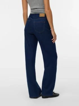 Vmtessa Jeans mit hoher Leibhöhe und weitem Bein