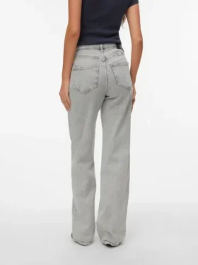 Vmtessa Jeans mit hoher Leibhöhe und weitem Bein