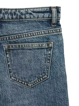 Vmtessa Jeans mit hoher Leibhöhe und weitem Bein