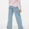 Vmtessa Jeans mit hoher Leibhöhe und weitem Bein