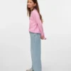 Vmtessa Jeans mit hoher Leibhöhe und weitem Bein