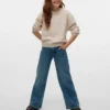 Vmtessa Jeans mit hoher Leibhöhe und weitem Bein
