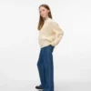 Vmtessa Jeans mit hoher Leibhöhe und weitem Bein