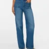 Vmtessa Jeans mit hoher Leibhöhe und weitem Bein