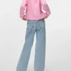 Vmtessa Jeans mit hoher Leibhöhe und weitem Bein