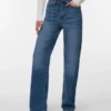 Vmtessa Jeans mit hoher Leibhöhe und weitem Bein