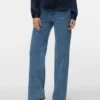Vmtessa Jeans mit hoher Leibhöhe und weitem Bein