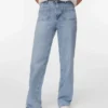 Vmtessa Jeans mit hoher Leibhöhe und weitem Bein