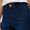 Vmtessa Jeans mit hoher Leibhöhe und weitem Bein
