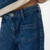 Vmtessa Jeans mit hoher Leibhöhe und weitem Bein