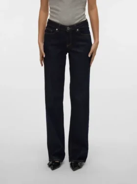Vmvanessa Jeans mit niedriger Leibhöhe und weitem Bein
