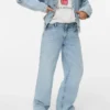 Vmvanessa Jeans mit niedriger Leibhöhe und weitem Bein