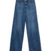Vmvega Jeans mit hoher Leibhöhe und weitem Bein