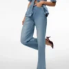 Vmvega Jeans mit hoher Leibhöhe und weitem Bein