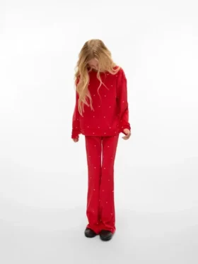 Vmvelvet Hose mit hoher Taille