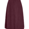 Vmvienna Midi-Rock aus Cord mit hoher Taille