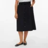 Vmvilja Cord-Midirock mit hoher Taille
