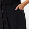 Vmvilja Cord-Midirock mit hoher Taille