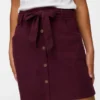 Vmvilja Cordrock mit hoher Taille als Short