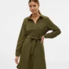 Vmvilja Kurzes Cord-Kleid