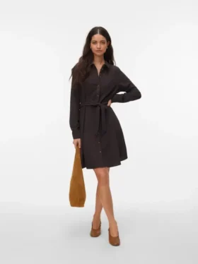 Vmvilja Kurzes Cord-Kleid