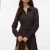 Vmvilja Kurzes Cord-Kleid