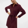 Vmvilja Kurzes Cord-Kleid