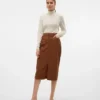 Vmvilja Midi-Rock aus Cord mit hoher Taille