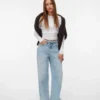 Vmwien Jeans mit mittlerer Leibhöhe und weitem Bein