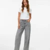 Vmwien Jeans mit mittlerer Leibhöhe und weitem Bein